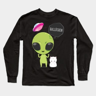 Alien Tshirt - Hallöchen for Ladies Men Long Sleeve T-Shirt